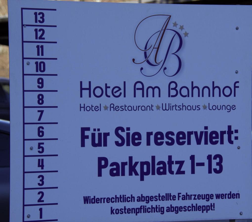 ויילבורג Hotel Am Bahnhof מראה חיצוני תמונה